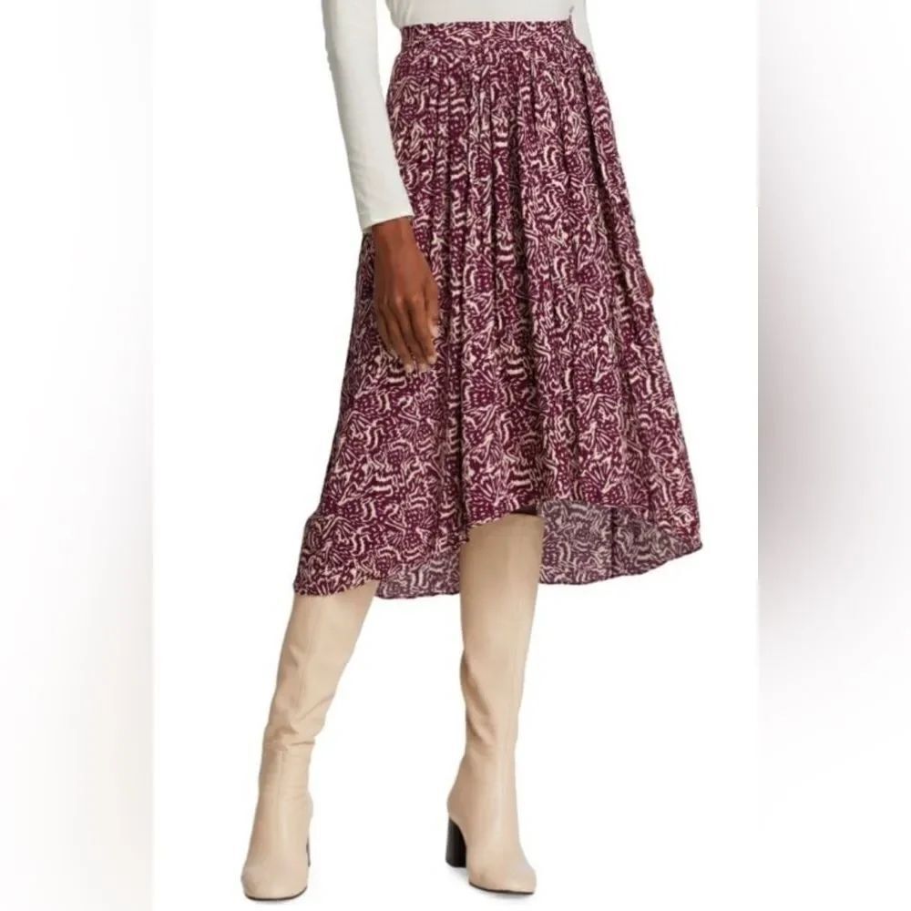 BA&SH
Lenny Printed Midi-Skirt NWT Size M